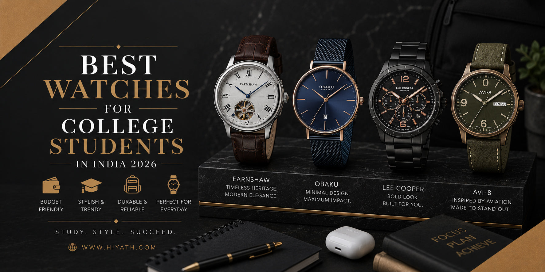 Best Watches for College Students in India 2026 – Look Sharp on a Budget