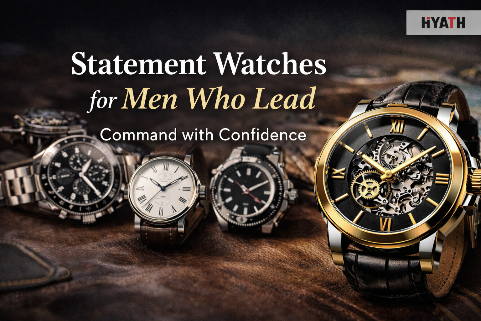 Statement Watches for Men Who Lead