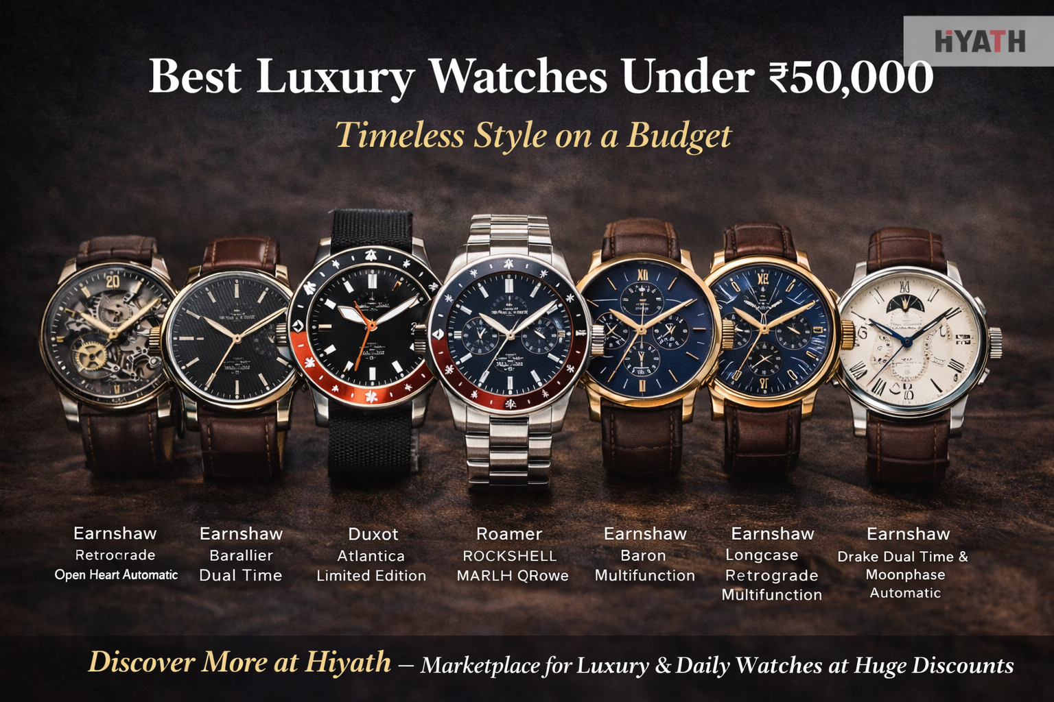 Best Luxury Watches Under ₹50,000: Timeless Style on a Budget