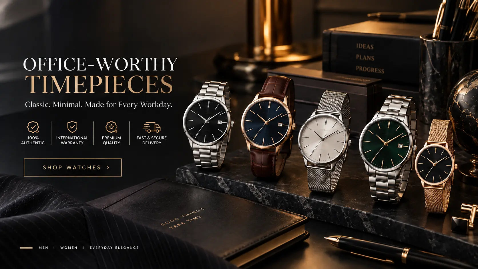 Best Watches for Office Wear (2026) – Men &amp; Women | Hiyath