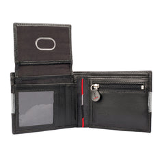 ARCADIO Men's Wallet Black Two Much Bifold Dual Toned Leather Wallet for Unique Birthday Anniversary Gift for Men Boy Love Husband Employees Clients