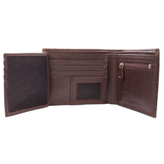 ARCADIO Men's Wallet Shigh Spirits Bifold Brown Spirit Pattern Leather Wallet for Unique Birthday Anniversary Gift for Men Boy Love Husband Employees Clients