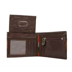 ARCADIO Men's Wallet Brown Two Much Bifold Dual Toned Leather Wallet for Unique Birthday Anniversary Gift for Men Boy Love Husband Employees Clients