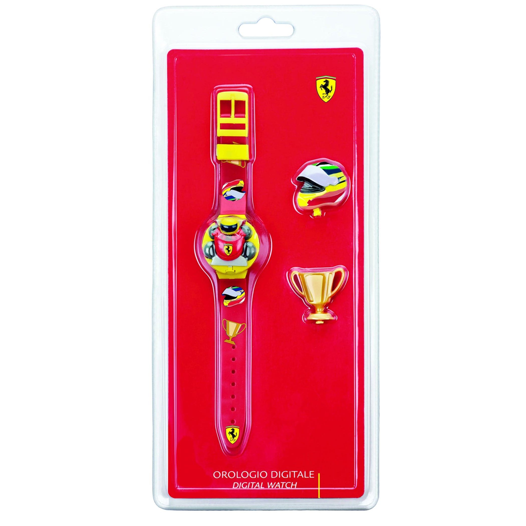 SCUDERIA FERRARI YOUNG COLLECTION Digital Grey Round Dial Kid's Watch- 0810004