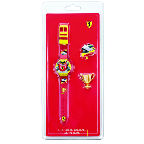 SCUDERIA FERRARI YOUNG COLLECTION Digital Grey Round Dial Kid's Watch- 0810004