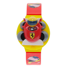 SCUDERIA FERRARI YOUNG COLLECTION Digital Grey Round Dial Kid's Watch- 0810004