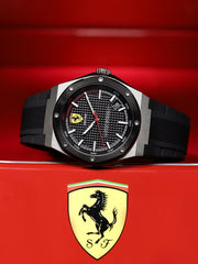 Scuderia Ferrari Aspire Quartz Black Round Dial Men's Watch - 830529