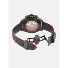 SCUDERIA FERRARI Pilota Swiss Mechanical Chronograph Black Round Dial Men's Watch - 0830542