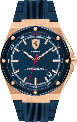 SCUDERIA FERRARI ASPIRE Analog Blue Round Dial Men's Watch - 0830667