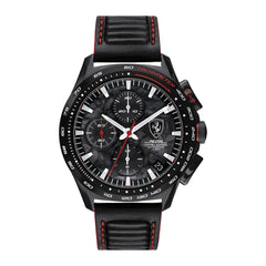SCUDERIA FERRARI LIMITED EDITION PILOTA EVO Swiss Auto Black Round Dial Men's Watch- 0830737