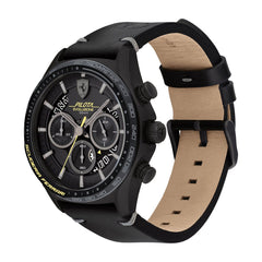 Scuderia Ferrari Pilota Evo Chronograph Black Round Dial Men's Watch - 830823