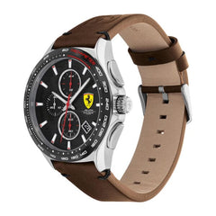 Scuderia Ferrari Pilota Evo Chronograph Black Round Dial Men's Watch - 830879