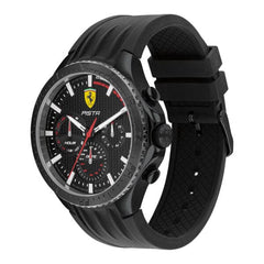 Scuderia Ferrari Pista Multifunction Black Round Dial Men's Watch - 830884