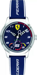 Scuderia Ferrari Pitlane Quartz Blue Round Dial Unisex Watch - 860005