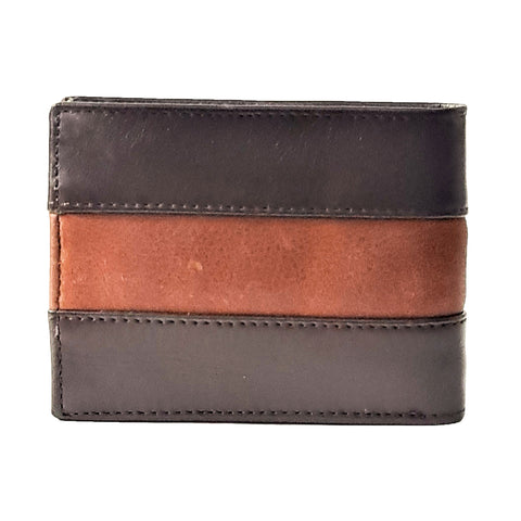 ARCADIO Men's Wallet Brown Two Much Bifold Dual Toned Leather Wallet for Unique Birthday Anniversary Gift for Men Boy Love Husband Employees Clients
