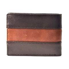 ARCADIO Men's Wallet Brown Two Much Bifold Dual Toned Leather Wallet for Unique Birthday Anniversary Gift for Men Boy Love Husband Employees Clients