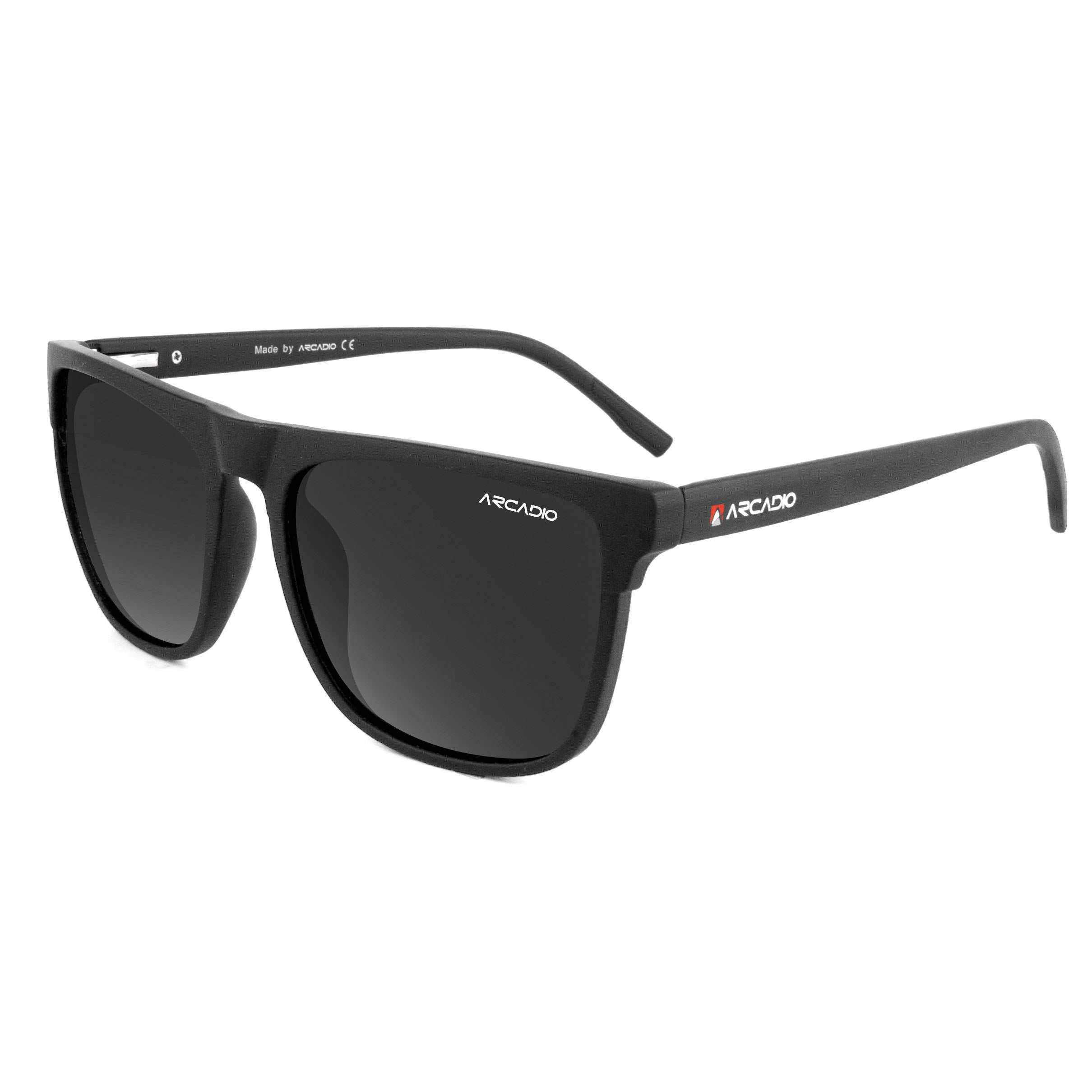 ARCADIO SYMPHONY Square Stylish Sunglass for Men and Women - AR241BK-GYP