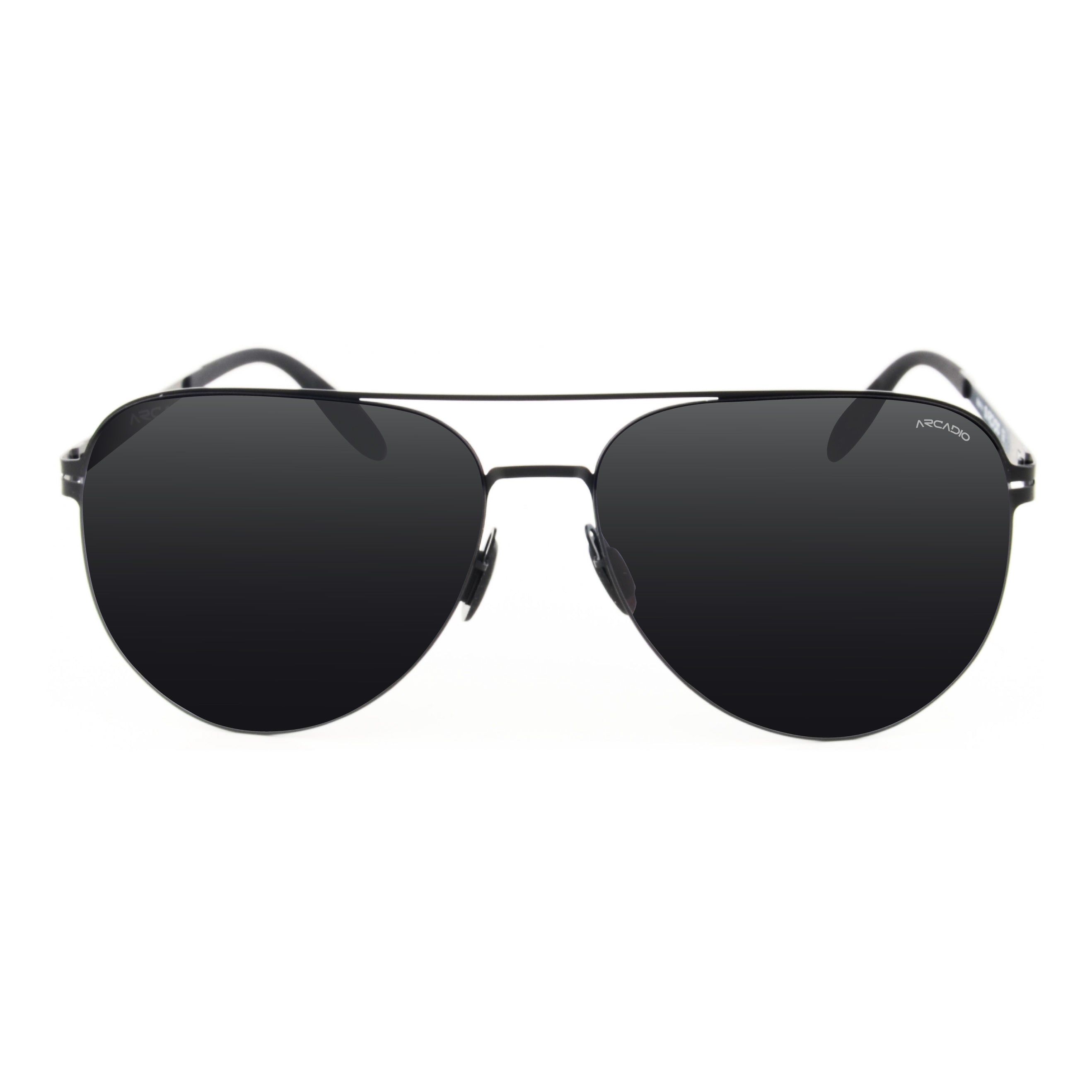 ARCADIO AURA Timeless Aviator Sunglasses - AR249BK-BKP