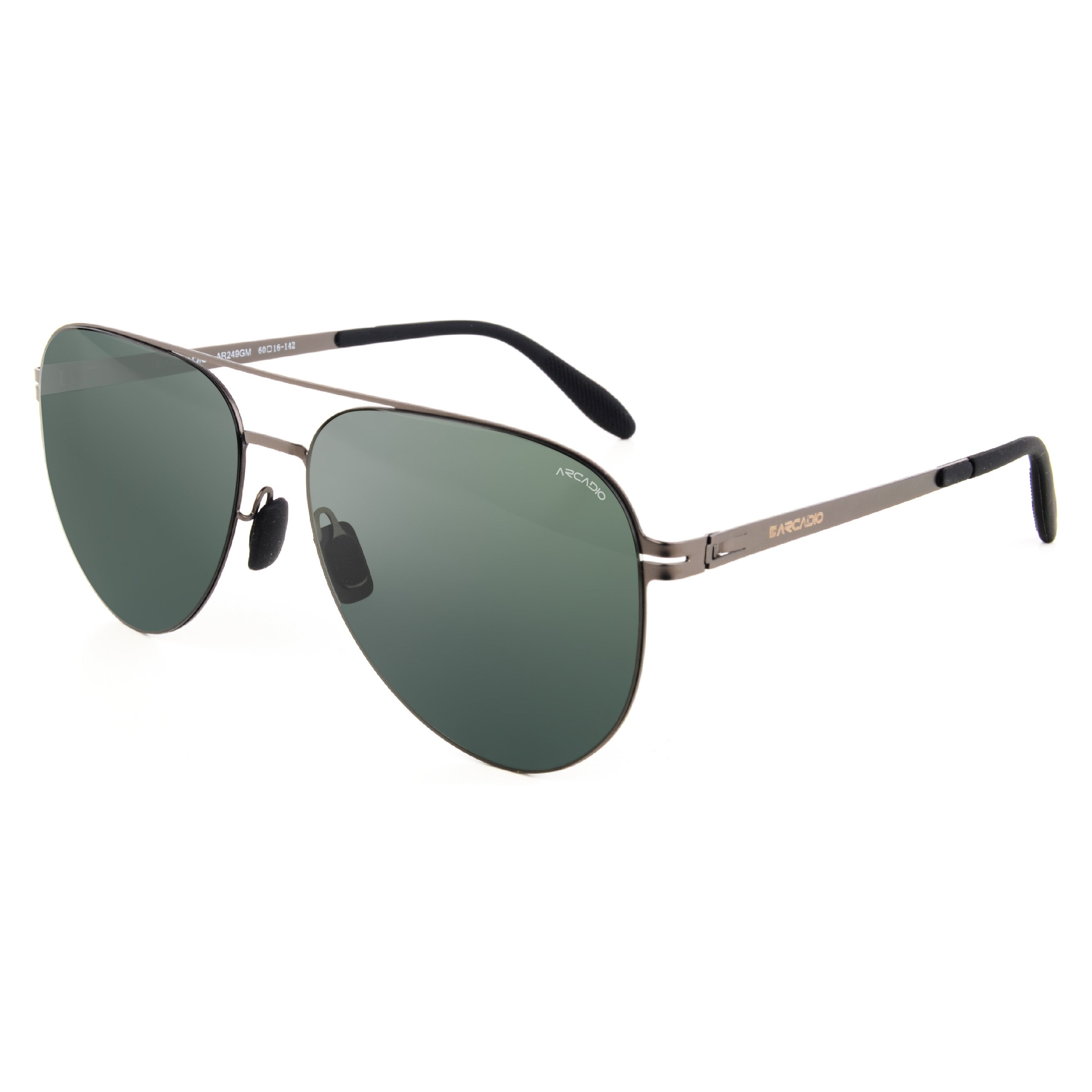 AURA Timeless Aviator Sunglasses AR249 - AR249GM-G15P