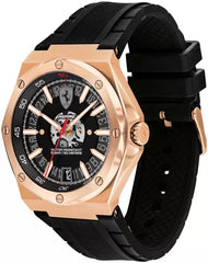 Scuderia Ferrari Aspire Quartz Black Round Dial Men's Watch- 0830872