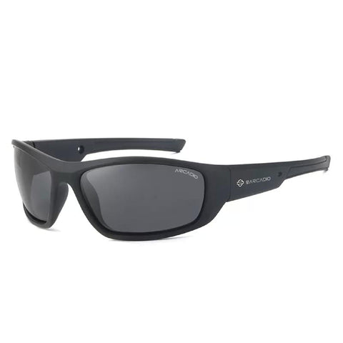 ARCADIO Vangauad Stylist Rectangle Sunglass - AR-PL86-C2BK-RDP