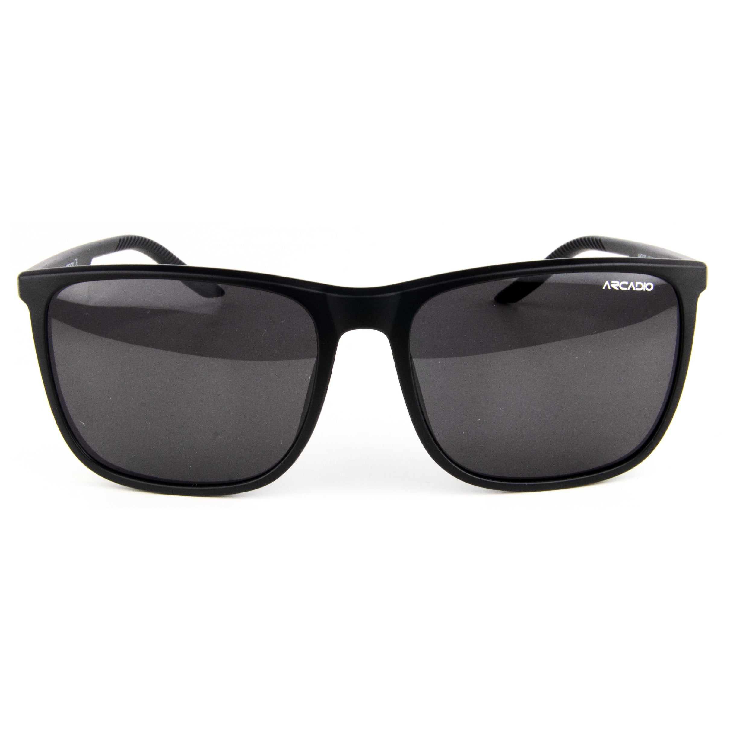 ARCADIO SYMPHONY Square Stylish Sunglass for Men and Women (Black) - AR246BK-GYP