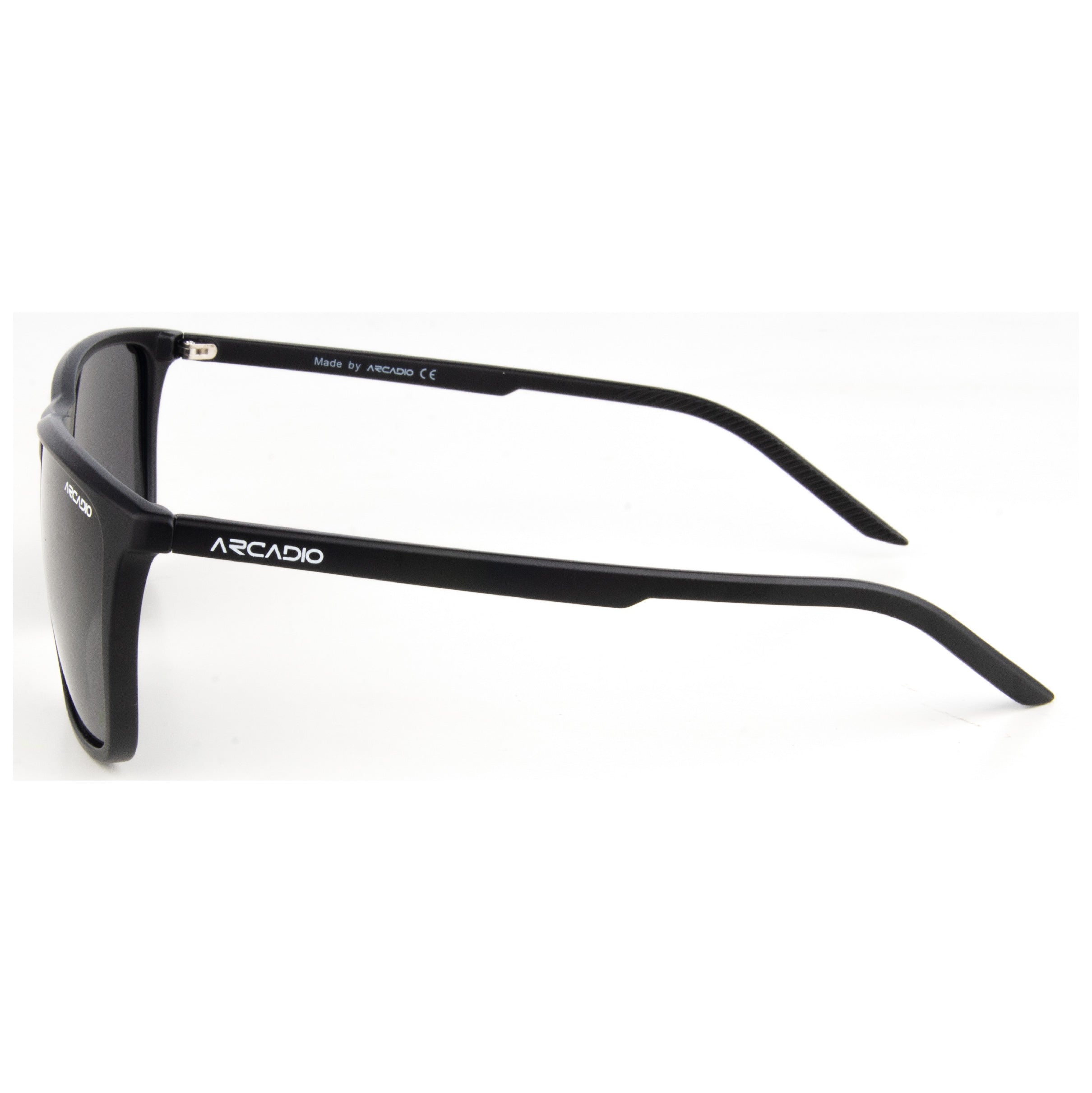 ARCADIO SYMPHONY Square Stylish Sunglass for Men and Women (Black) - AR246BK-GYP