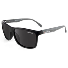 ARCADIO PERKINS Urban Rectangle Stylish Sunglass for Men and Women (Black) - AR248BK-GYP