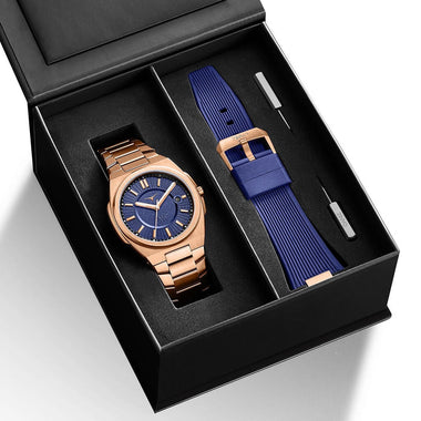 Rival Galaxy Quartz Men's Watch With Additional Strap - 100-07