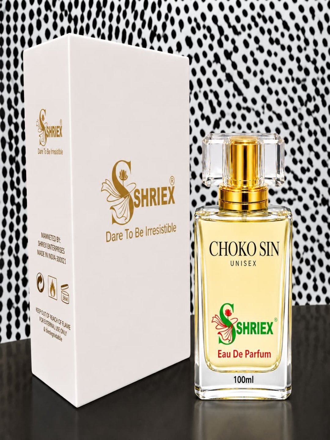 Shriex CHOKO SIN Eau De Parfum Unisex Fragrance  – Inspired By AŘMǞF KŨŃǞFǞ CHOCOLATE - 100 ml