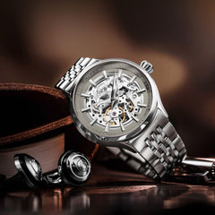 Roamer Competence Skeleton III Automatic Men's Watch -  101663 41 55 10N