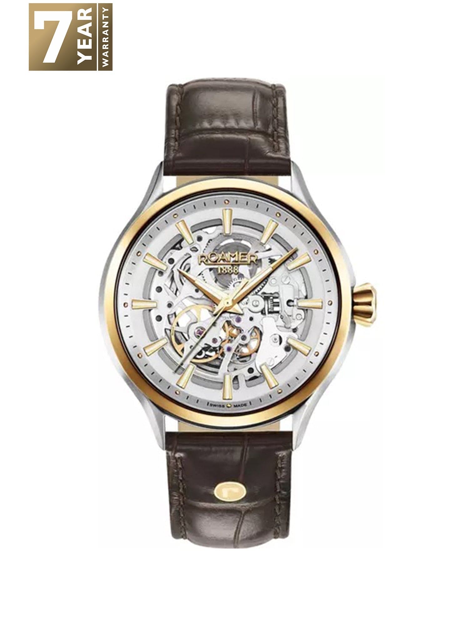 Roamer Competence Skeleton III Quartz Men's Watch -  101663 47 15 05N