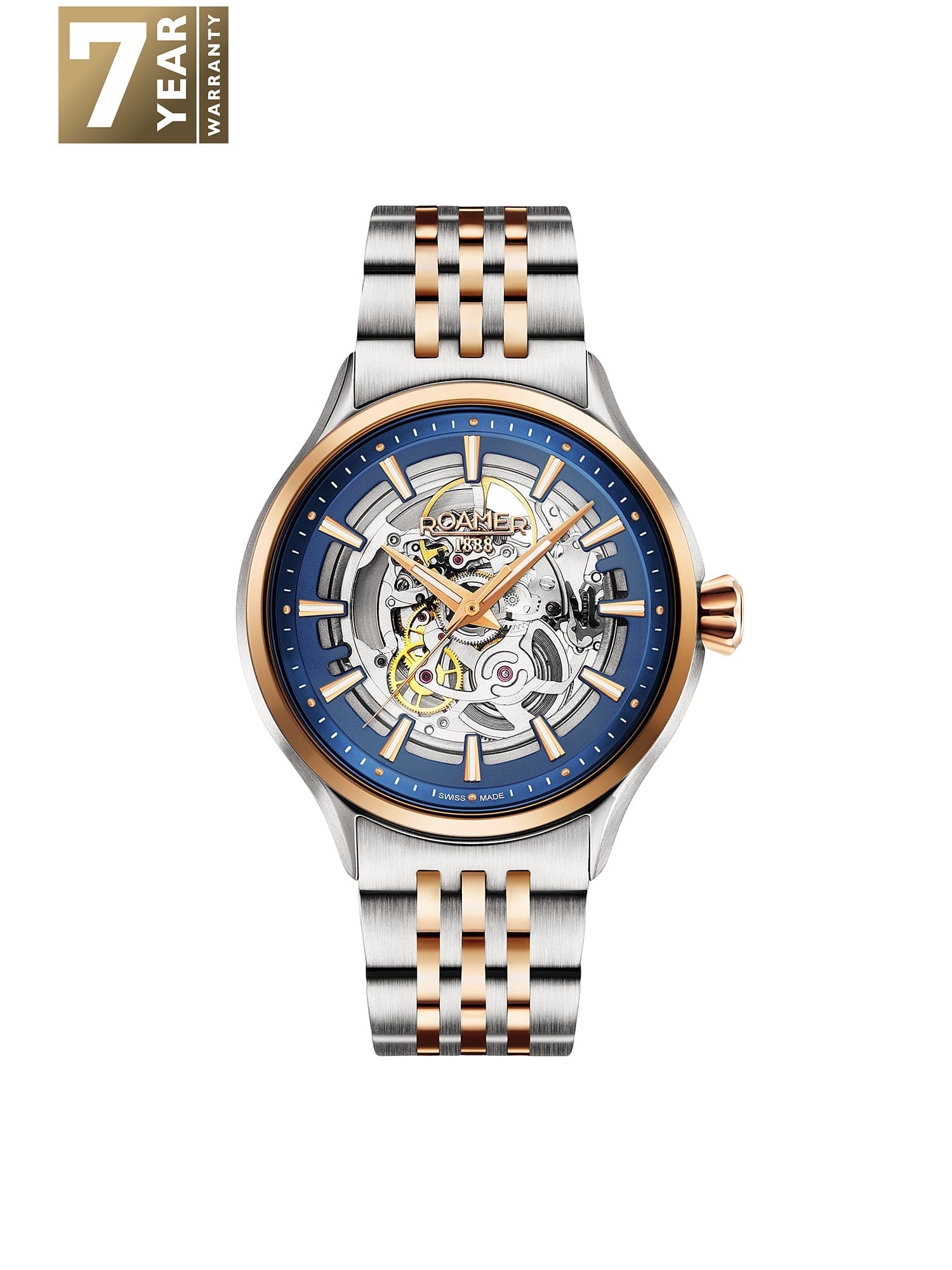 Roamer Competence Skeleton III Quartz Men's Watch -  101663 47 45 10N