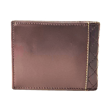 ARCADIOMen's Wallet Brown Diamond Decor Diamond Stitch Leather Wallet for Unique Birthday Anniversary Gift for Men Boy Love Husband Employees Clients