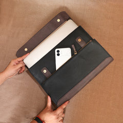 TAN LAD  Basta Sleeve - Charcoal with Black Currant