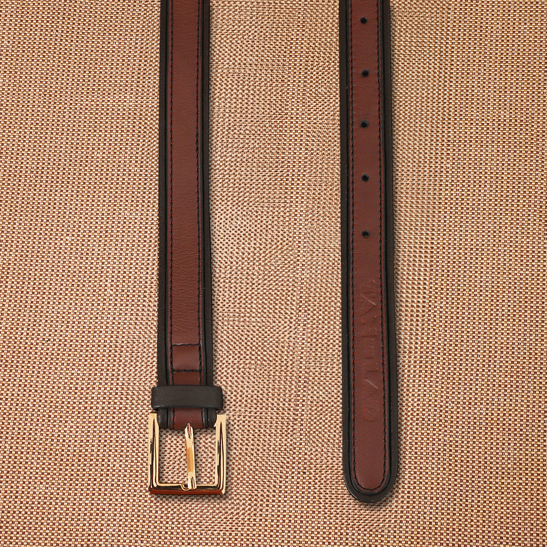 TAN LAD  Women's Dori Belt - Cherry with Ganache