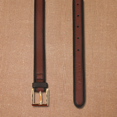 TAN LAD  Women's Dori Belt - Cherry with Ganache