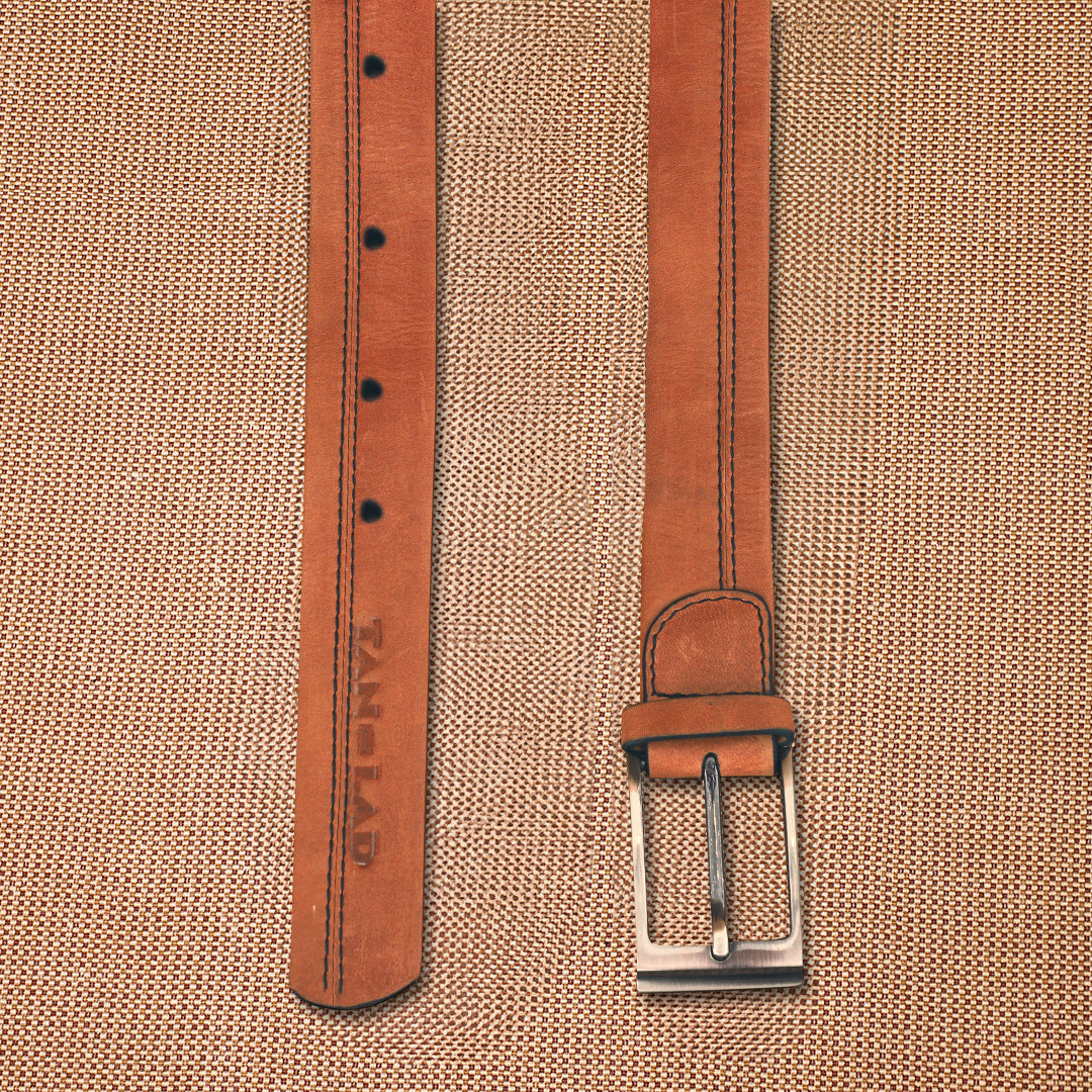 TAN LAD  Gridline Belt -  Camel