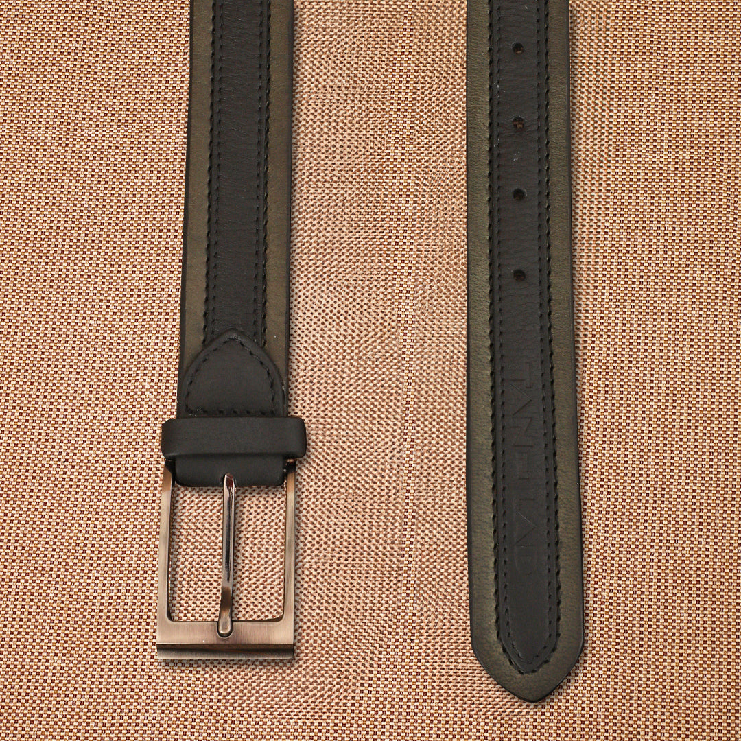 TAN LAD  Layover Belt - Jungle with Charcoal