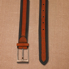 TAN LAD  Layover Belt - Charcoal with Caramel Crunch