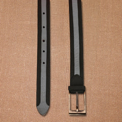 TAN LAD  Foldover Belt - Piegon with Charcoal