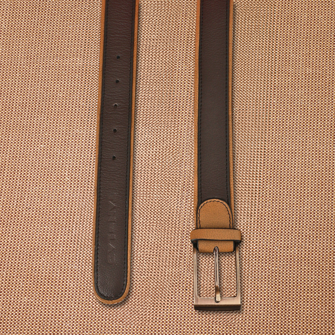 TAN LAD  Men's Dori Belt  -  Ganache with Cork