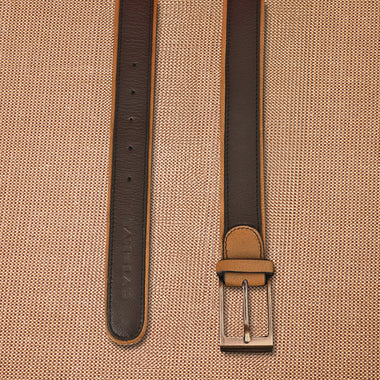 TAN LAD  Men's Dori Belt  -  Ganache with Cork