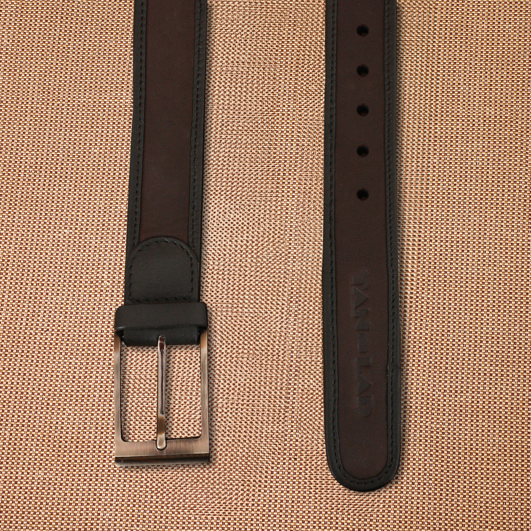 TAN LAD  Binding Belt - Dark Chocolate with Charcoal