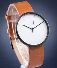Obaku Hassel 
Tawny Analouge Silver White Round Dial Men's Watch -  V219GXBIRZ
