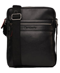 ARCADIO BLACK SPADE Cross Body Leather Sling Bag
