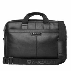 ARCADIO ALL ROUNDER Authentic Italian Leather Laptop Bag/Office Bag/Messenger Bag for Men and Women. Fits Upto 16 inch Laptop.