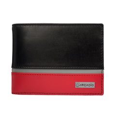 ARCADIO Men's Wallet Multicolor Triple Treat Bifold Triple Toned Leather Wallet for Unique Birthday Anniversary Gift for Men Boy Love Husband Employees Clients
