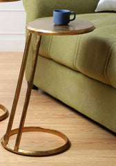De Maison Decor Slanted Nesting Large Side Tables -  Gold