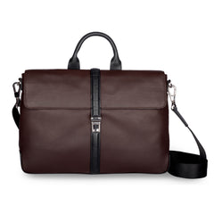 ARCADIO CHISWICK Authentic Italian Leather Laptop Bag/Office Bag/Messenger Bag for Men and Women. Fits Upto 16 inch Laptop.